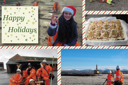 Merry Christmas from everyone at OA! Photos of different teams with a Christmas touch.